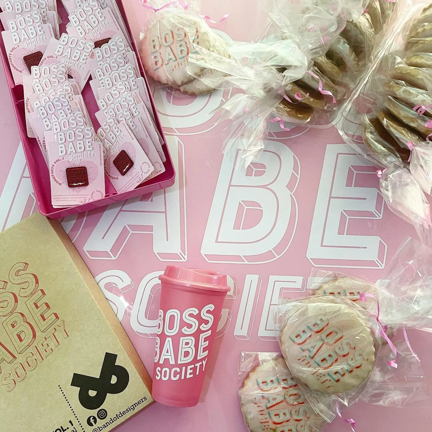 Boss Babe Society physical branded kit