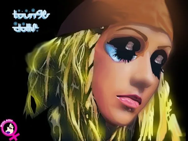 Early Lounge Dolls and Big Lash illustration work